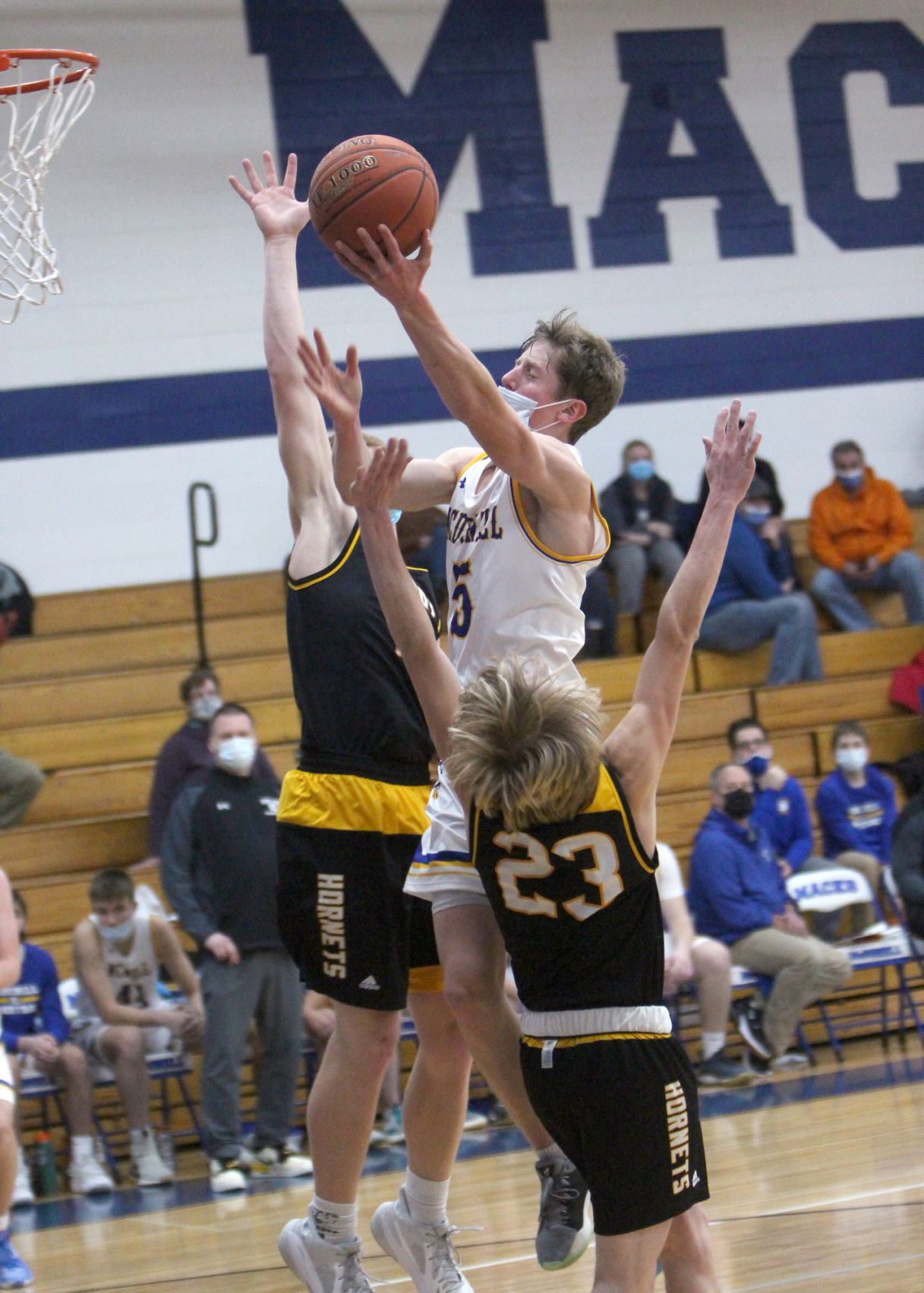 Cadott at McDonell boys basketball 1-18-21